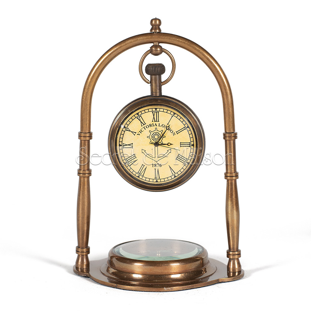 Часы с компасом Secret De Maison  (mod. 51445) — античная медь
