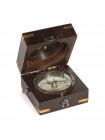 Часы и компас в деревянной коробочке Secret De Maison  (mod. 49398) — античная медь