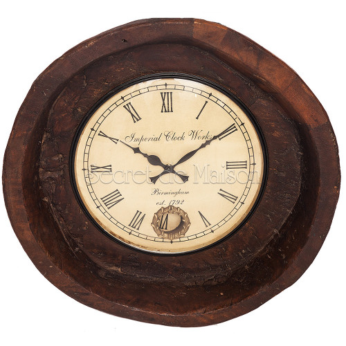 Часы Secret De Maison PLATE ( mod. FS-1371) — античный коричневый