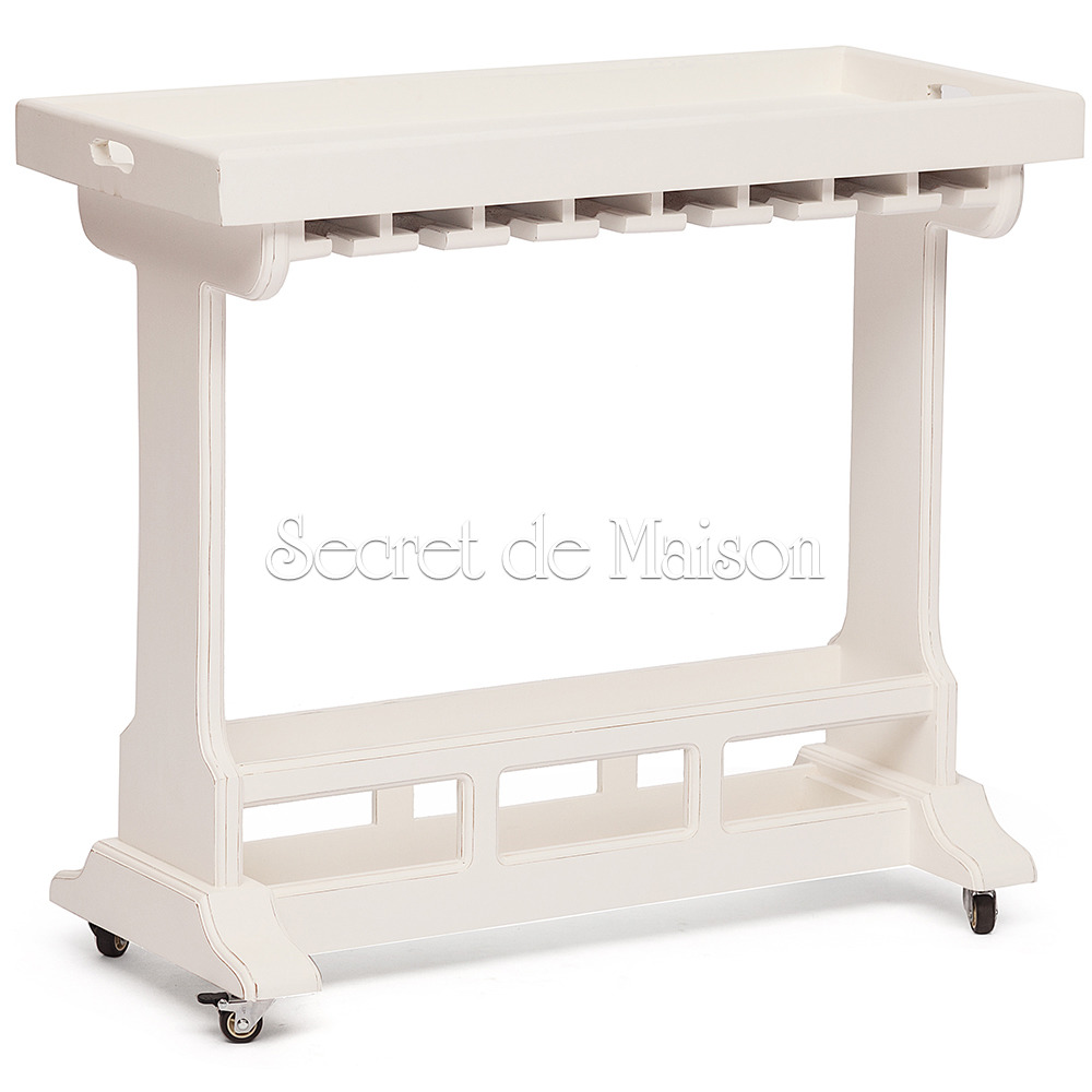 Столик винный Secret De Maison RIVIERA ( mod.106780 ) — античный белый