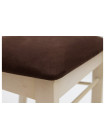 Стул NAPOLEON с мягким сиденьем собранный — коричневый