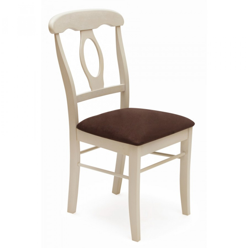 Стул NAPOLEON с мягким сиденьем собранный — коричневый