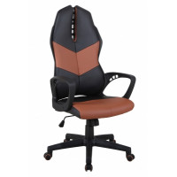 Кресло офисное iWheel — черный/коричневый