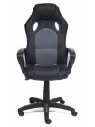 Кресло компьютерное RACER NEW — черный/серый
