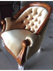 Кресло мягкое "Луис (Louis)" —  Итальянский орех (MK-2472-NM)