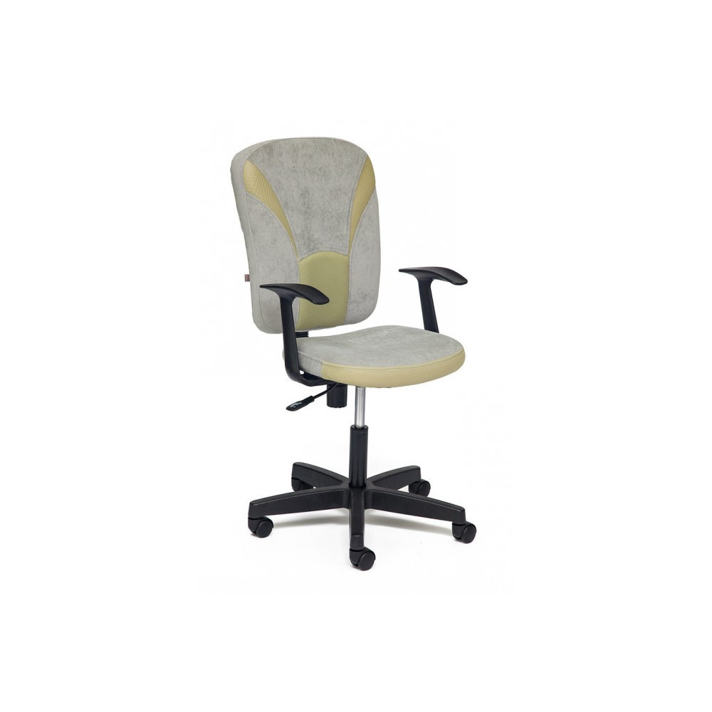 Кресло компьютерное Остин (Ostin) — серый/фисташковый (Мираж грей/TW-25)