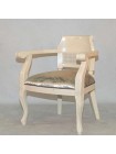 Кресло с мягкой сидушкой "Верджиния (Virginia)" —  Слоновая кость (MK-2474-IB)