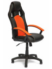 Кресло компьютерное Драйвер (Driver) — черный/оранжевый (36-6/07)