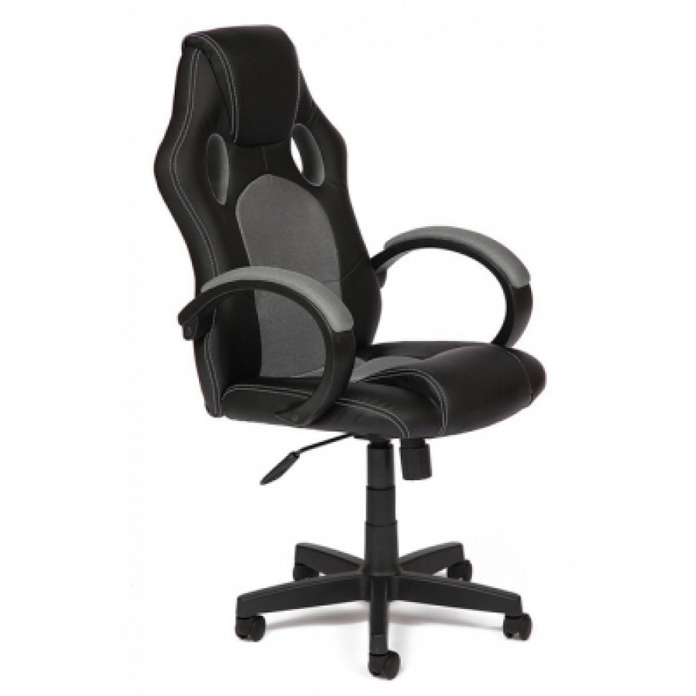 Кресло компьютерное Рейсер  (Racer GT) — черный/серый (36-6/12)