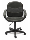 Кресло компьютерное Багги (Baggi) — черный/серый (36-6/207)