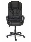 Кресло компьютерное Барон (BARON) — черный/черный перфорированный