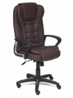 Кресло компьютерное Барон (BARON) — коричневый/коричневый перфорированный (36-36/36-36/06)