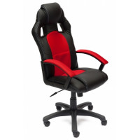 Кресло компьютерное Драйвер (Driver) — черный/красный (36-6/08)