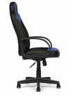 Кресло компьютерное Нео 1 (Neo 1) — черный/синий (36-6/36-39)