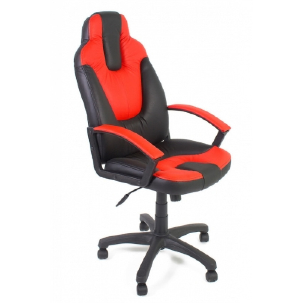 Кресло компьютерное Нео 2 (Neo 2) — черный/красный (36-6/36-161)
