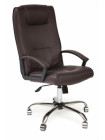 Кресло компьютерное Максима (Maxima) Хром — коричневый