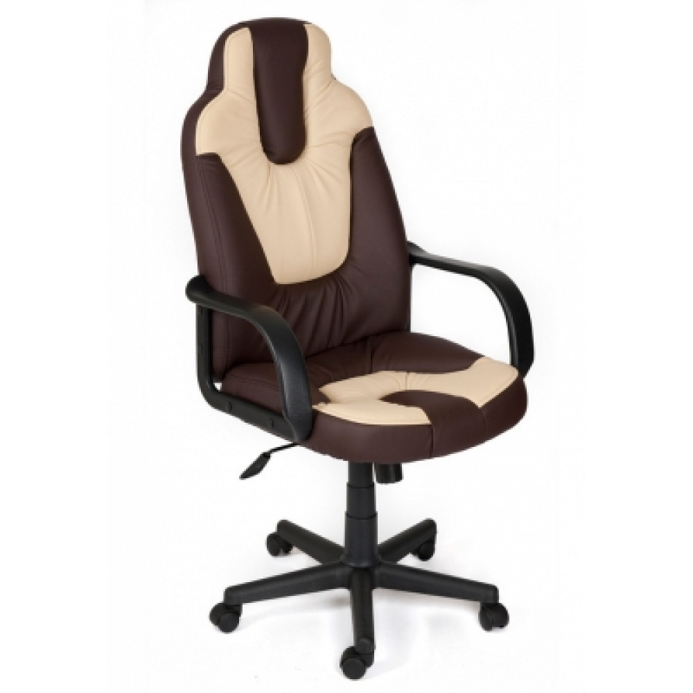 Кресло компьютерное Нео 1 (Neo 1) — коричневый/бежевый (36-36/36-34)