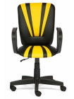 Кресло компьютерное Спектрум (Spectrum) — черный/жёлтый (36-6/36-14)