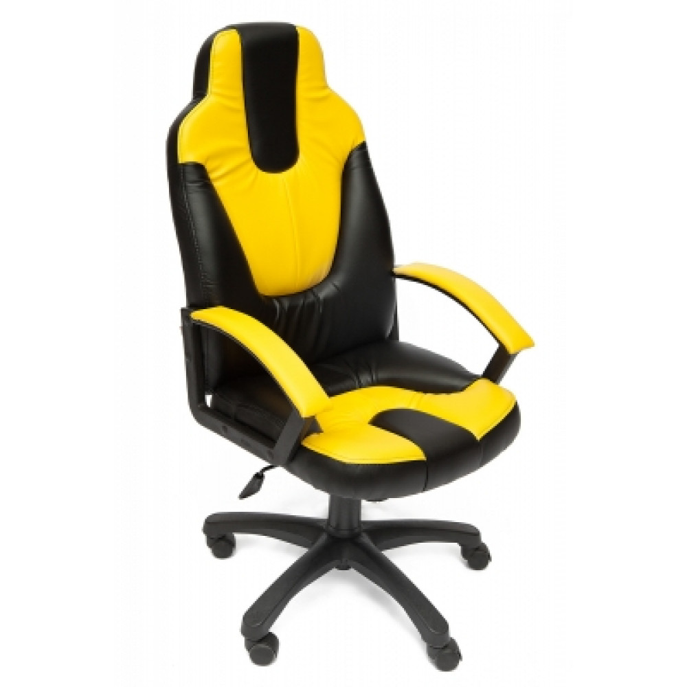Кресло компьютерное Нео 2 (Neo 2) — черный/жёлтый (36-6/36-14)