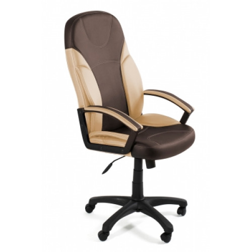 Кресло компьютерное Твистер (Twister) — коричневый/бежевый
