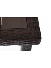 Обеденный сет (стол+4стула) (mod. 210036) — коричневый