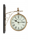 Часы Станционные с двумя циферблатами Secret De Maison ( mod 37049 ) — античная медь