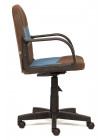 Кресло компьютерное Багги (Baggi) — коричневый/синий (3М7-147/С24)