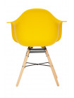 Кресло Secret De Maison Синди (CINDY) (EAMES) (mod. 919) — желтый/yellow with natural legs