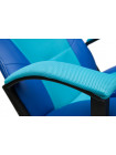 Кресло компьютерное Драйвер (Driver) — синий/бирюзовый (36-39/23)