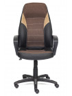 Кресло компьютерное Интер (Inter) — черный/коричневый/бронзовый (36-6/3М7-147/21)