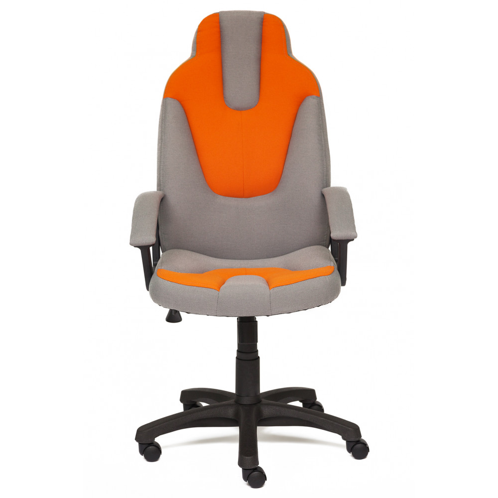 Кресло компьютерное Нео 3 (Neo 3) — серый/оранжевый (С27/С23)
