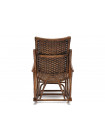 Кресло-качалка RADJA (6272) Античный коричневый, (широкое плетение)