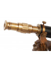Настольная подзорная труба на треноге # 1941 латунь/дерево, Античная медь (Antiqui Brass)