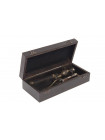 Настольная подзорная труба в подарочной упаковке # 1987 латунь/дерево, Античная медь (Antiqui Brass)