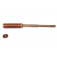 Подзорная труба в подарочной упаковке # 2070 латунь/дерево, Античная медь (Antiqui Brass)