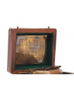Компас Брантона в подарочной коробке # 11235 латунь/дерево, Античная медь (Antiqui Brass)