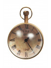 Настольные часы в подарочной упаковке # 5546 латунь/стекло, Античная медь (Antiqui Brass)