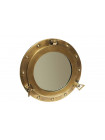 Зеркало-иллюминатор # 9908 сплав алюминия, Античная медь (Antiqui Brass)