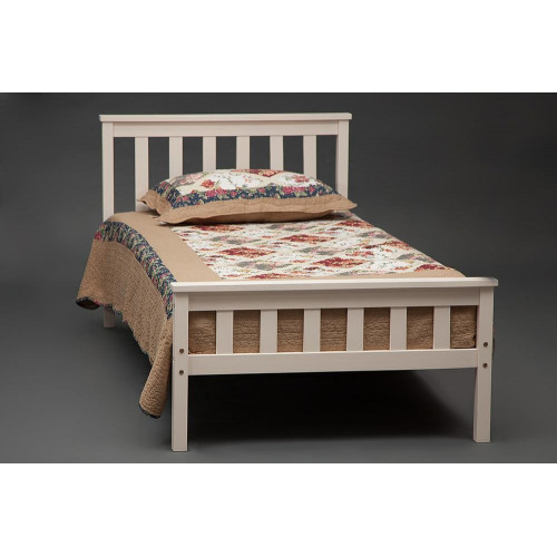 Lauretta - кровать деревянная Single bed, 90*200 см, белый