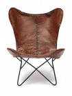 Кресло Secret De Maison NEWTON ( mod. M-3034 ) кожа буйвола / металл, коричневый