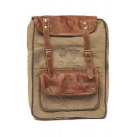 Рюкзак Secret De Maison PARFUM ( mod. M-11400 ) кожа буйвола / ткань хлопок, коричневый, ткань: винтаж