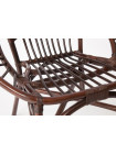 Комплект для отдыха TURKEY (стол круглый (со стеклом)+2 кресла + диван) ротанг, кр:70х65х78см, дв:120х65х78см, ст:D50х56,5см, coco brown (коричневый кокос)