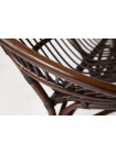 Комплект для отдыха TURKEY (стол круглый (со стеклом)+2 кресла + диван) ротанг, кр:70х65х78см, дв:120х65х78см, ст:D50х56,5см, coco brown (коричневый кокос)