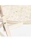 Комплект (стол + 2 стула) Secret de Maison AMANTE (mod. PL08-6573) металл, стол: 70х76см, стул: 42,5х39,5х93см, Античный белый (Antique White)