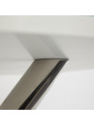 Стол Арно (ARNO (mod.EDT-H016)) мдф high gloss, закаленное стекло, металл, Белый (White)