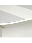 Стол COSMOS (mod.EDT-HE14) мдф high glossy, закаленное стекло, белый