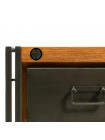 Стол письменный Secret De Maison CITY ( mod. CTY L09-3D ) металл/дерево акация, коричневый дым (smoke brown B034)