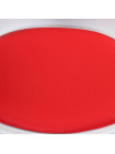 Стул TULIP FASHION CHAIR (mod.109) металл/пластик/PU, белый/красный