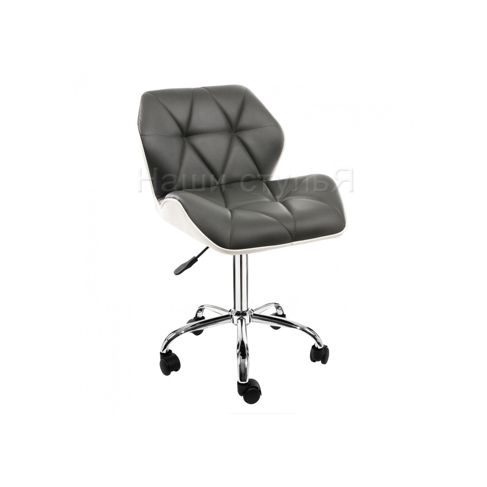 Компьютерное кресло Тризор (Trizor) серый / белый