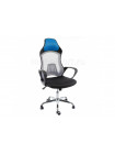 Компьютерное кресло Атлант (Atlant) белое / черное / голубое